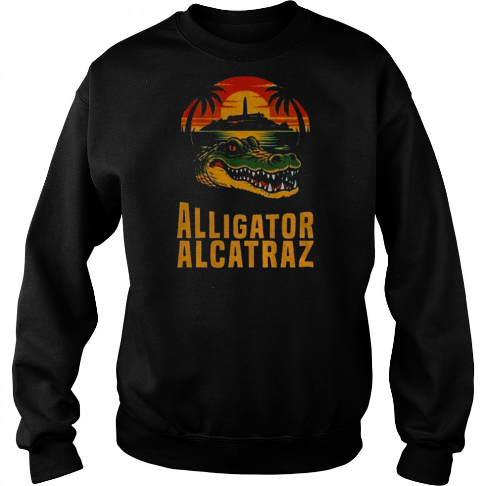 Alligator Alcatraz retro shirt Hoodie