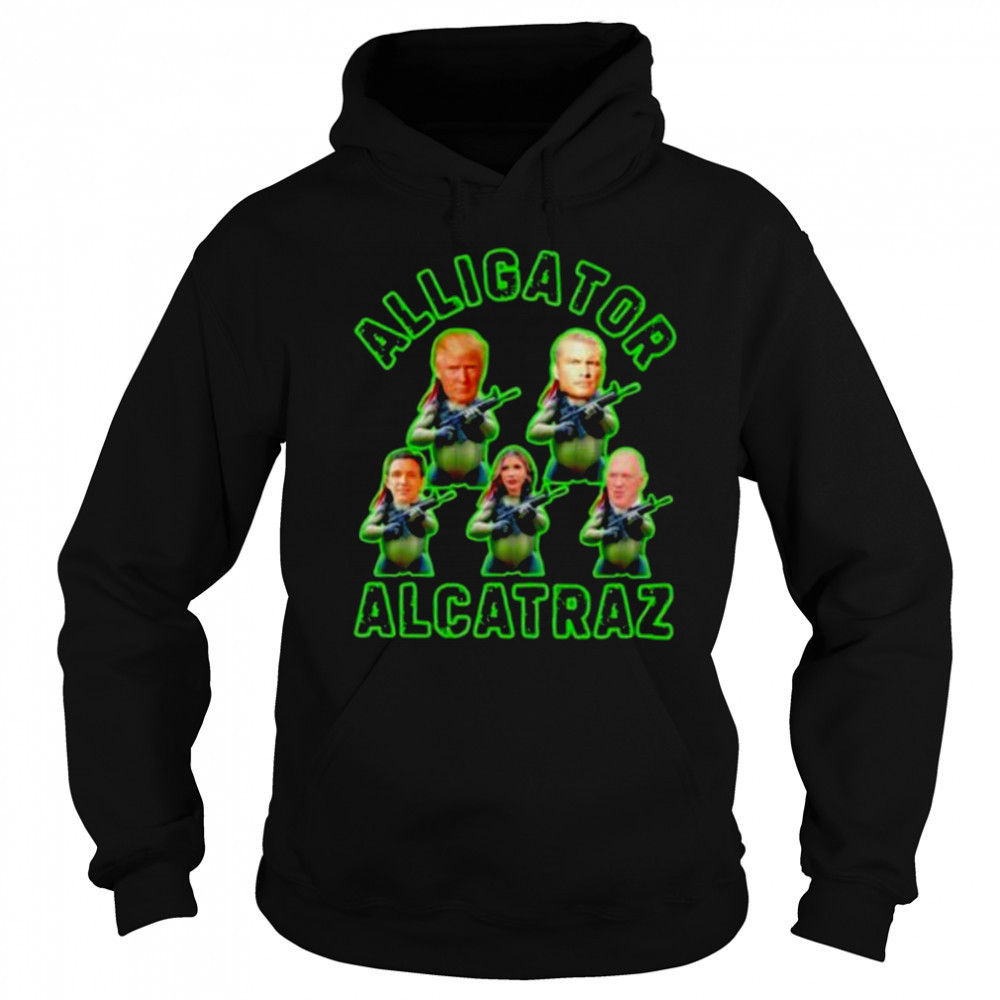 Alligator Alcatraz Trump gun shirt Sweatshirt