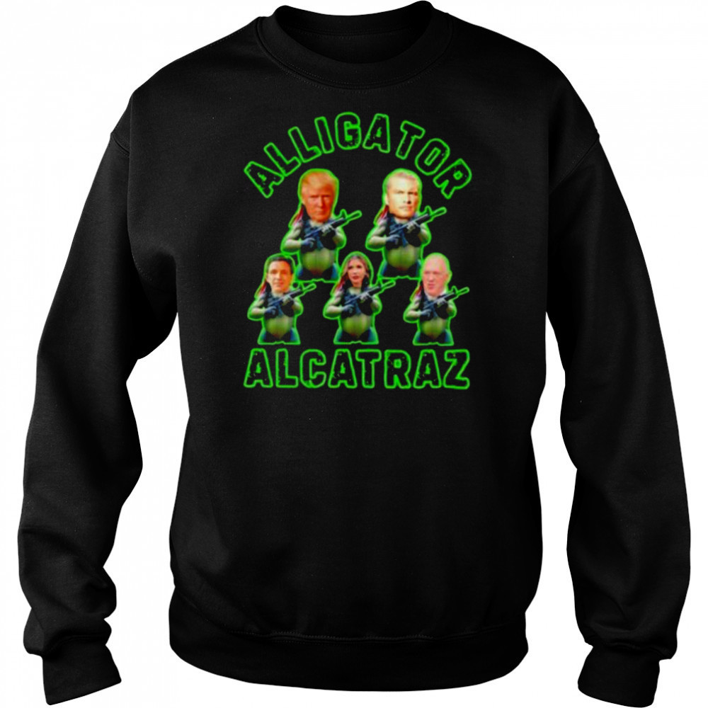 Alligator Alcatraz Trump gun shirt Hoodie