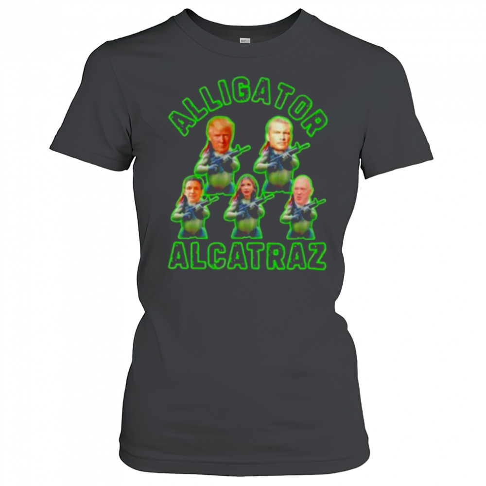 Alligator Alcatraz Trump gun shirt Women's T-shirt