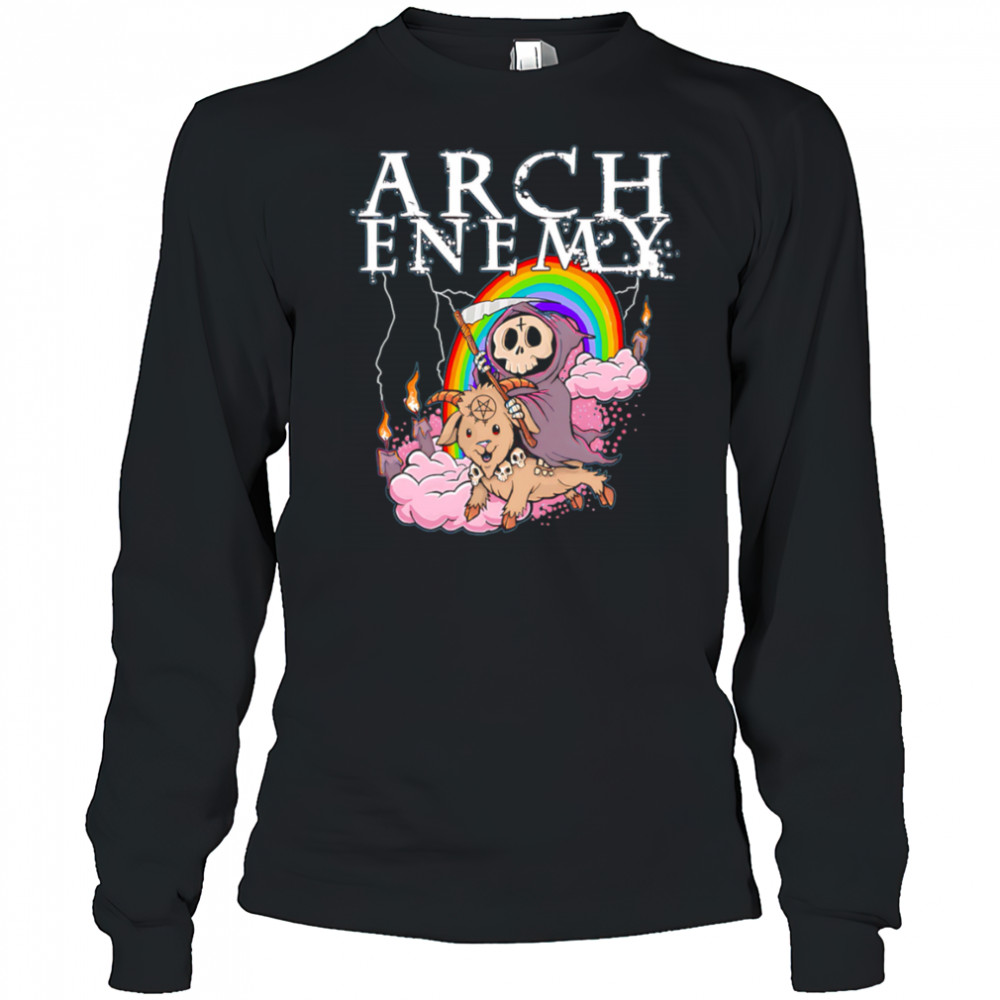Arch Enemy death goat cute shirt Long Sleeved
