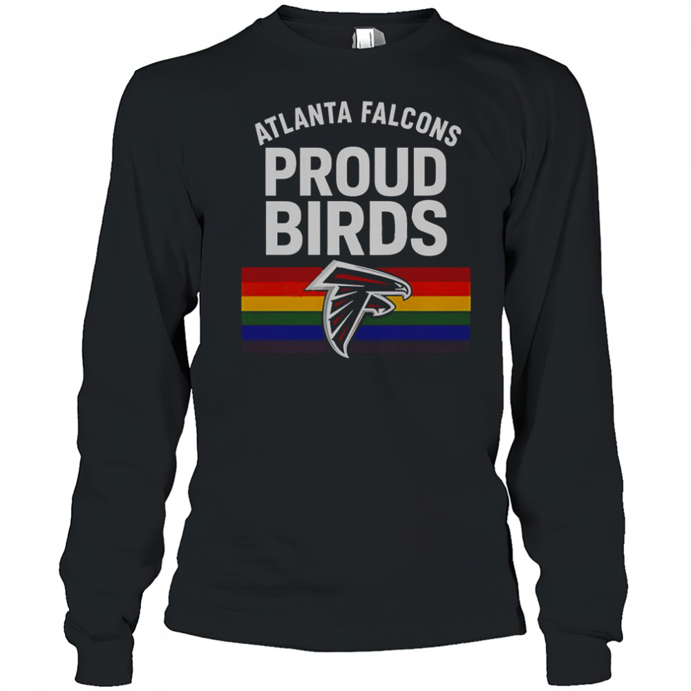 Atlanta Falcons LGBT Pride Birds T-Shirt Long Sleeved
