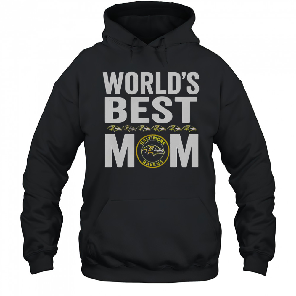 Baltimore Ravens Worlds Best Mom T-Shirt Hoodie