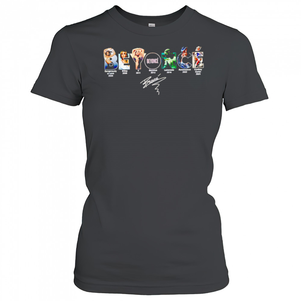 Beyonce with New Album signature shirt Women's T-shirt