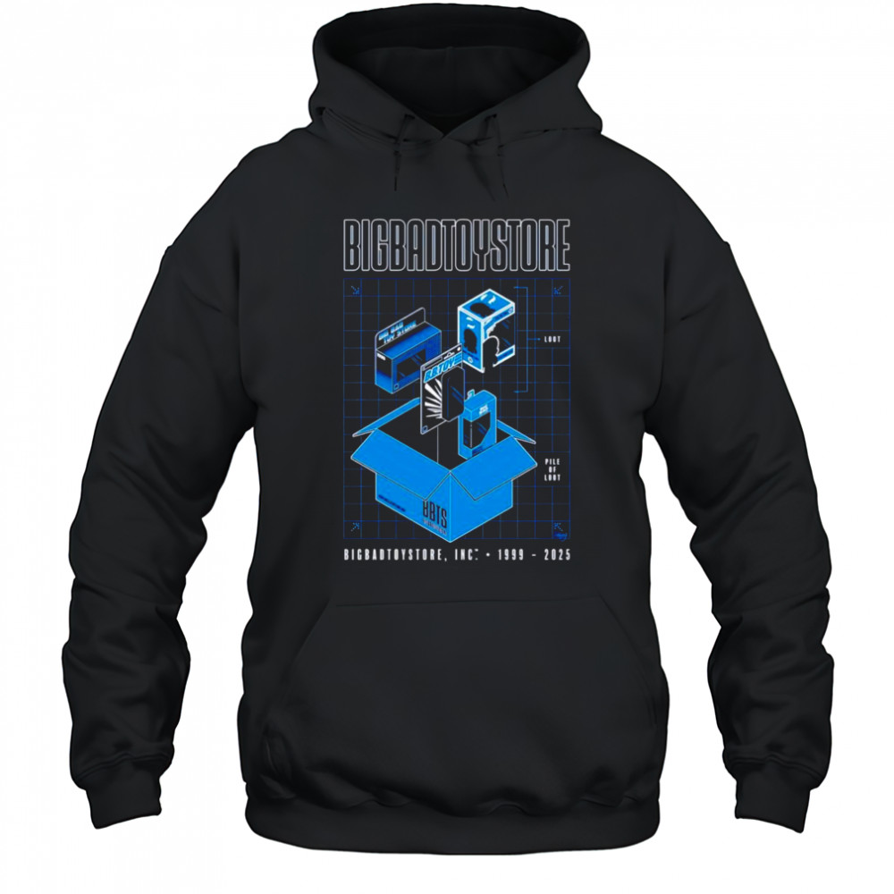 BigBadToyStore Pile of Loot Blueprint shirt Hoodie