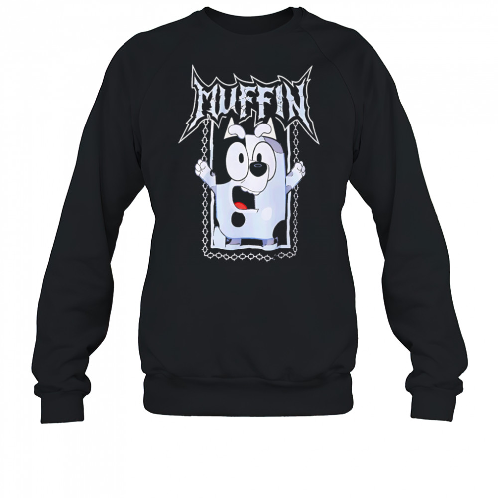 Bluey muffin metal tie dye shirt Sweatshirt