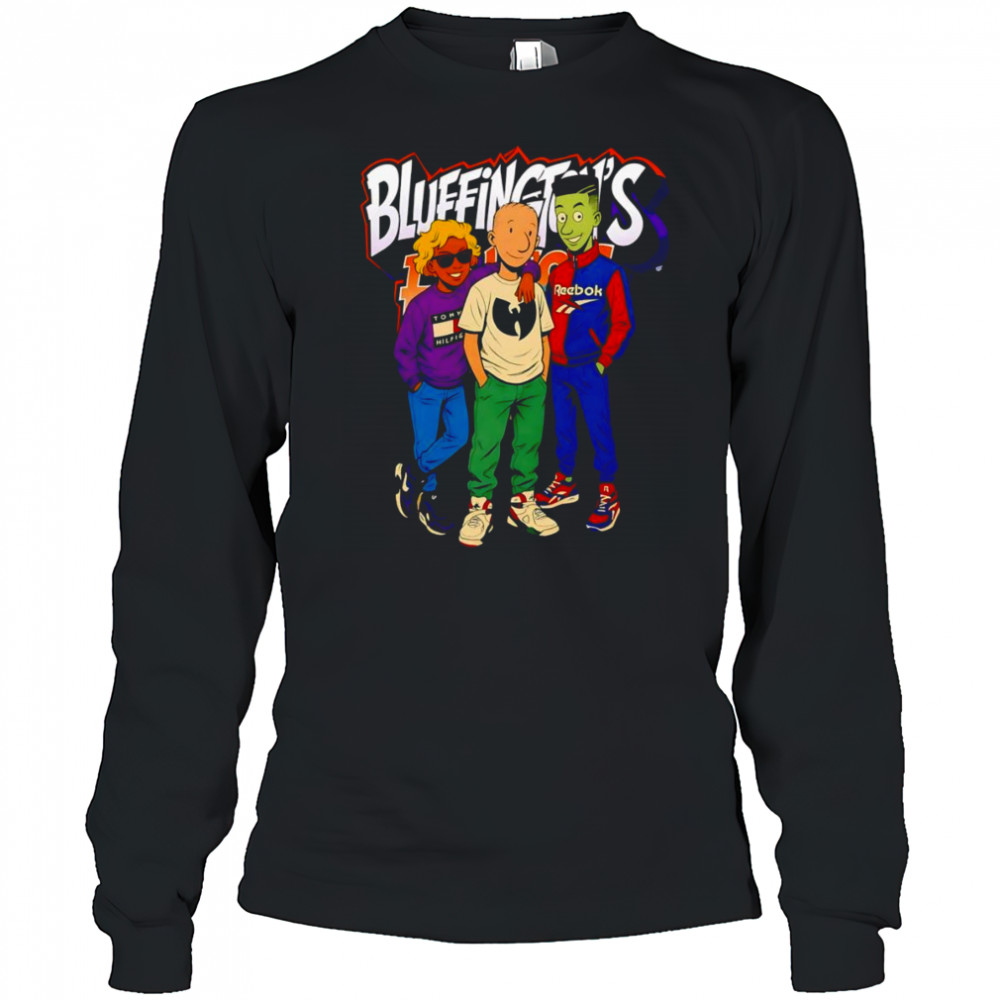 Bluffington’s Finest cartoon shirt Long Sleeved