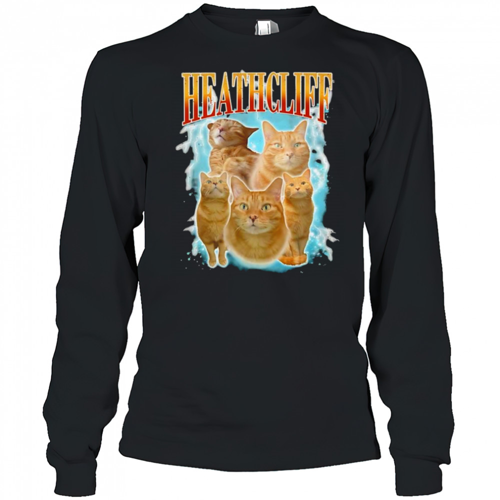 Cat heathcliff bootleg shirt Long Sleeved