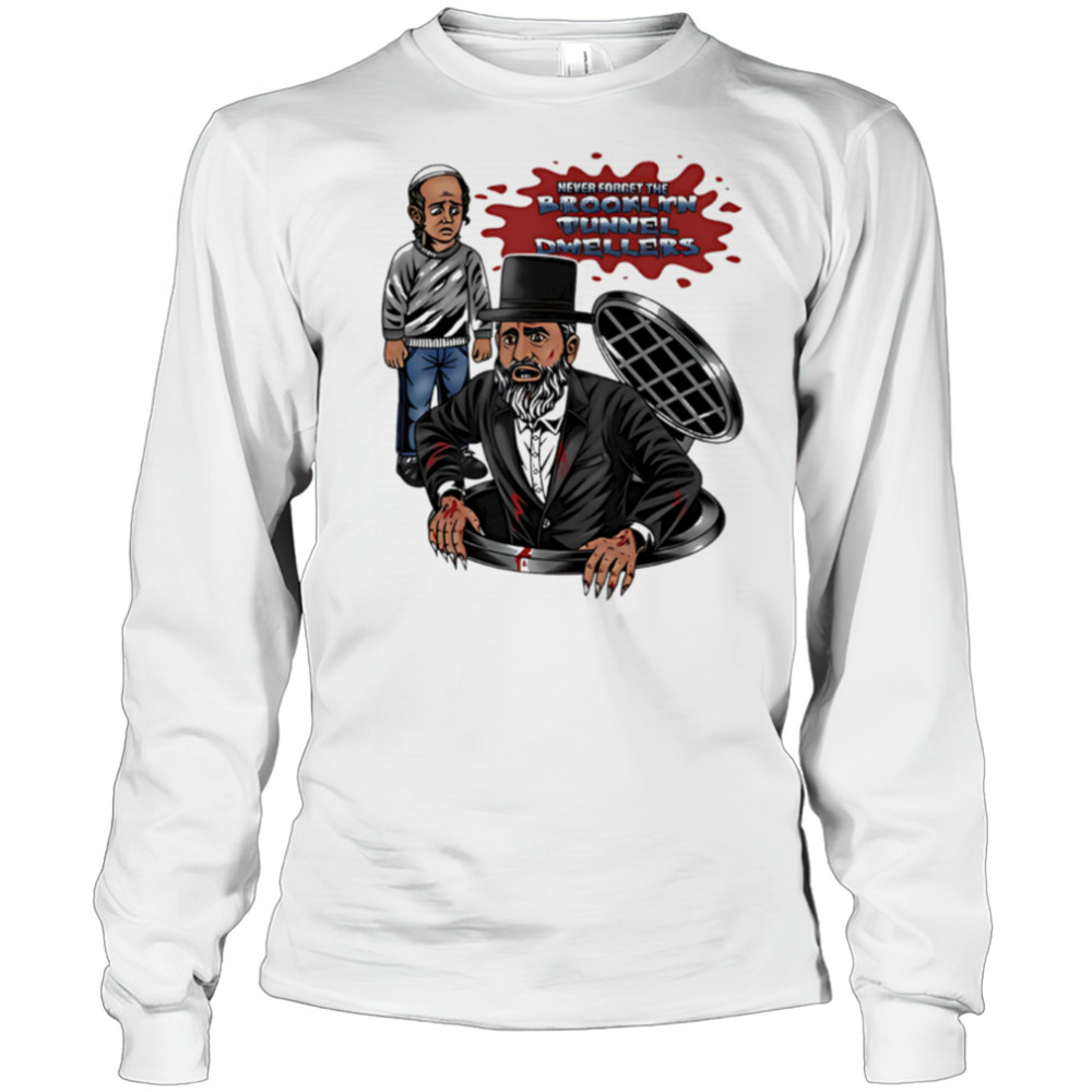 Chaotichermes wearing brooklyn tunnel dwellers shirt Long Sleeved