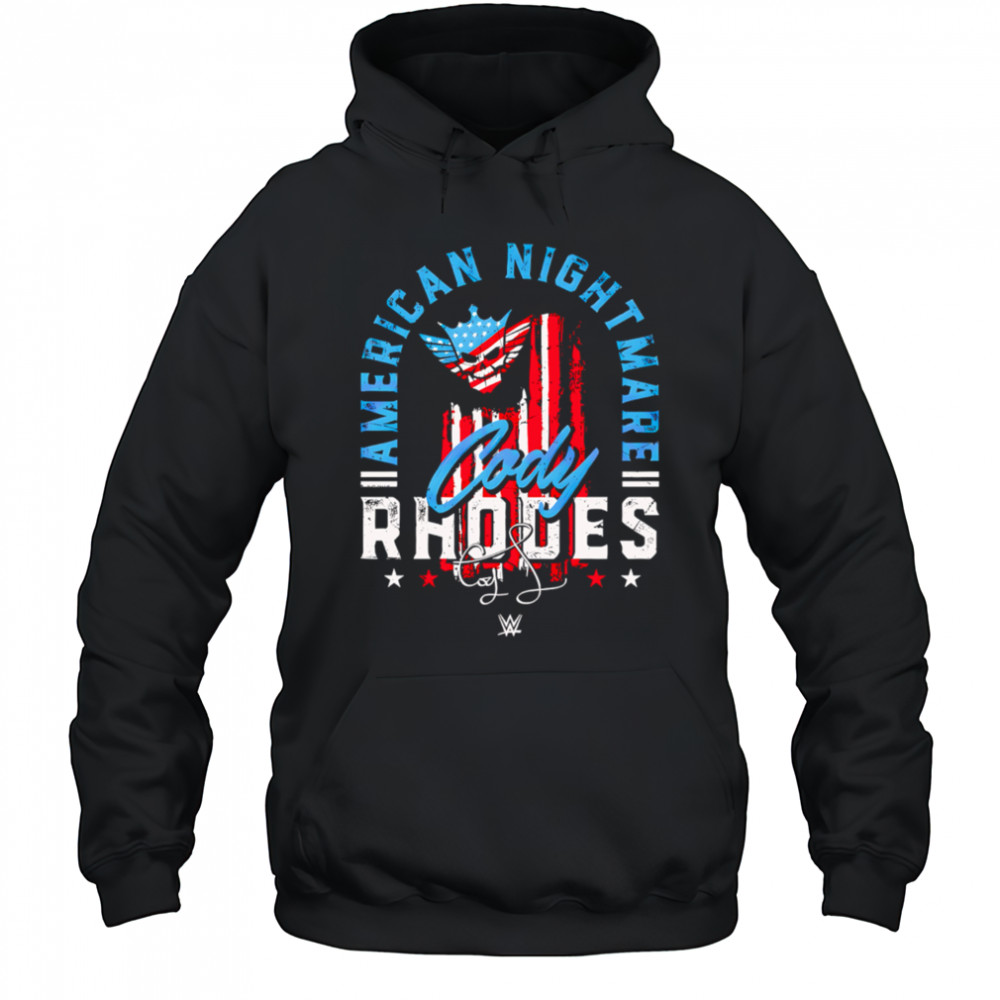 Cody Rhodes American Nightmare Flag Wrestling shirt Hoodie