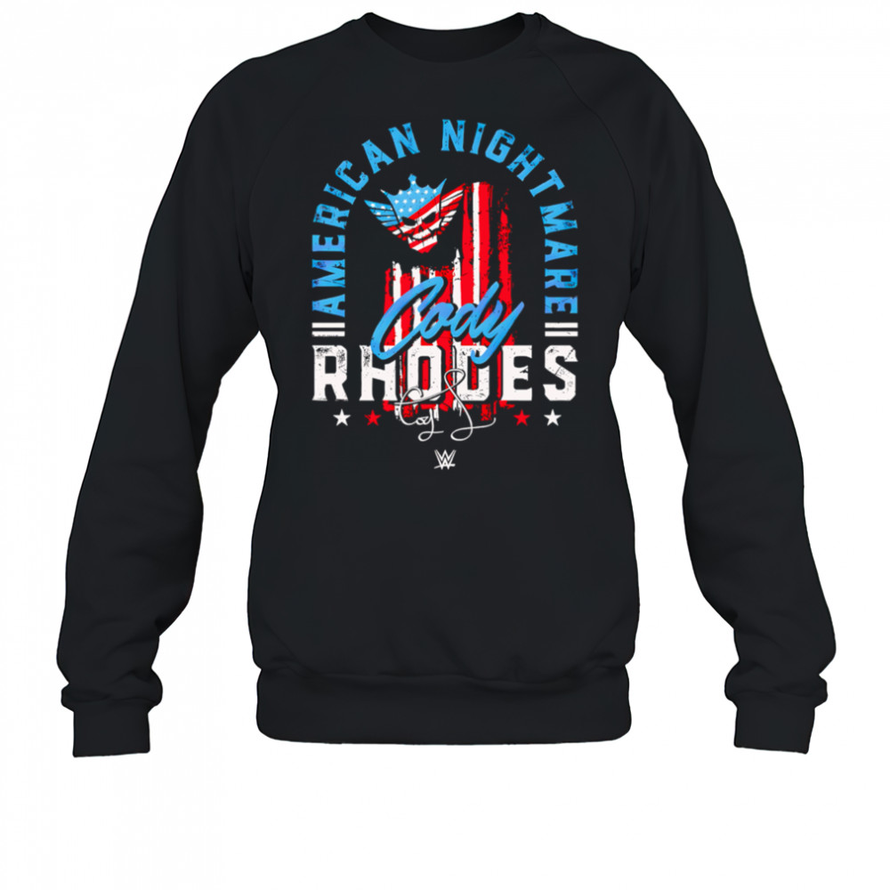 Cody Rhodes American Nightmare Flag Wrestling shirt Sweatshirt