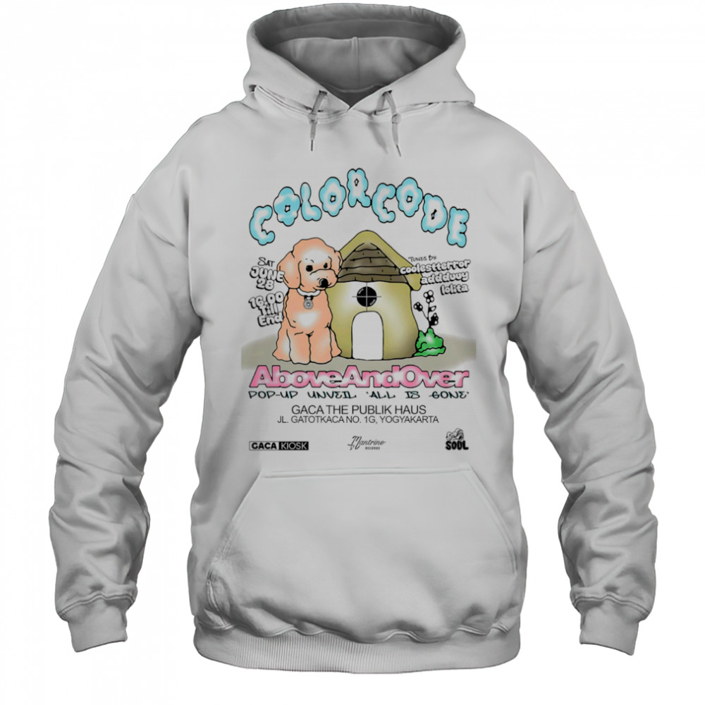 Color Code above and over shirt Hoodie