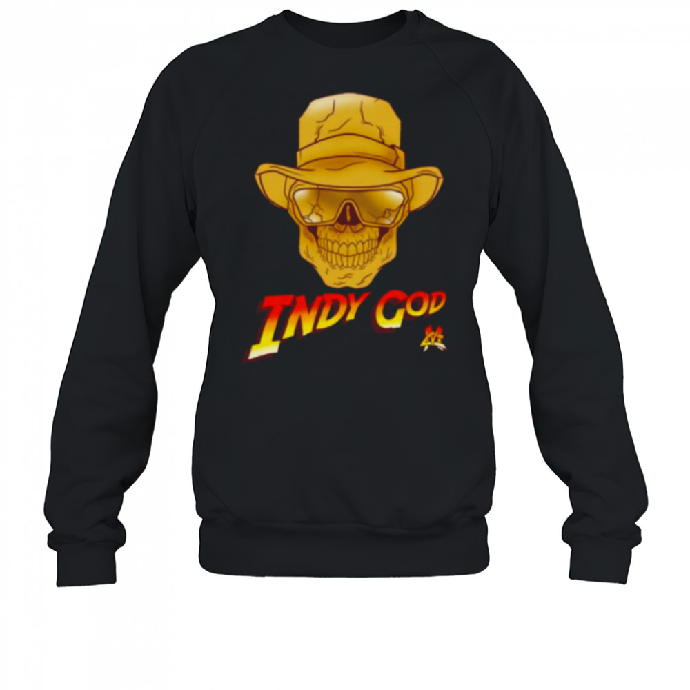cowboy skull Indy God min shirt Sweatshirt