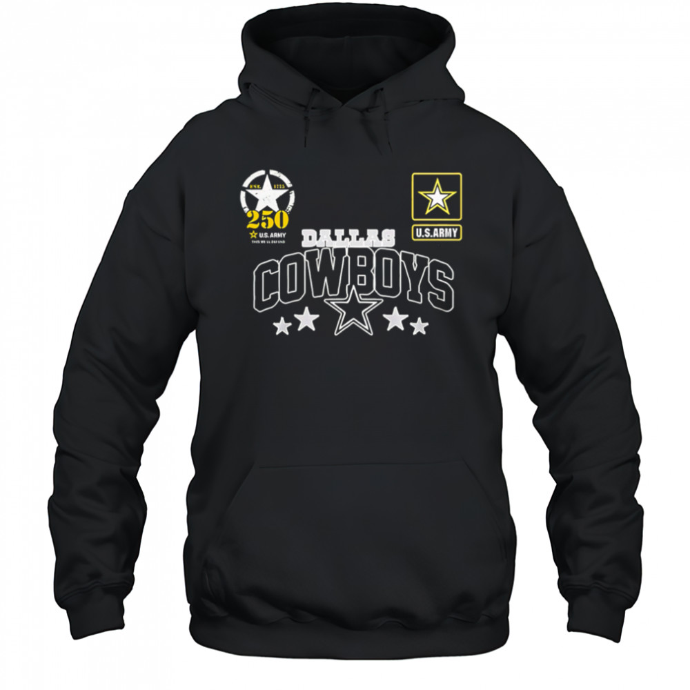 Dallas Cowboys US Army 250th Birthday Celebration shirt Hoodie