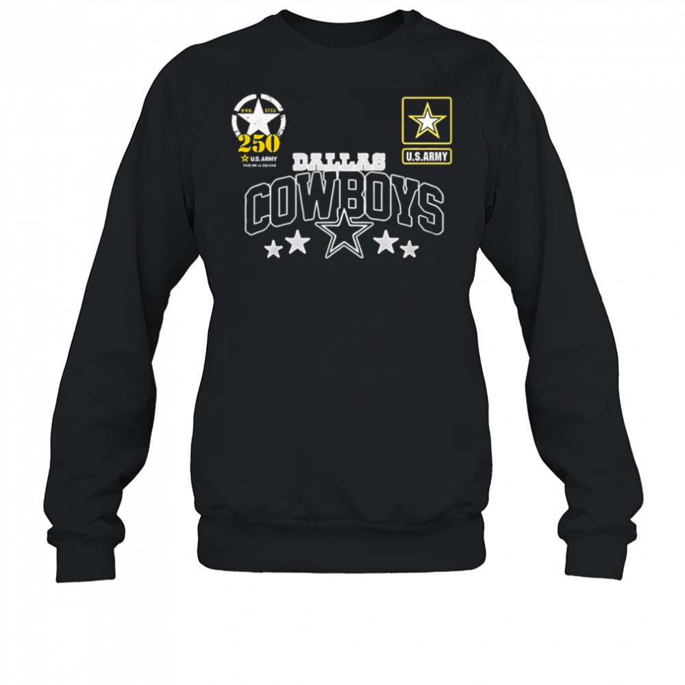 Dallas Cowboys US Army 250th Birthday Celebration shirt Sweatshirt