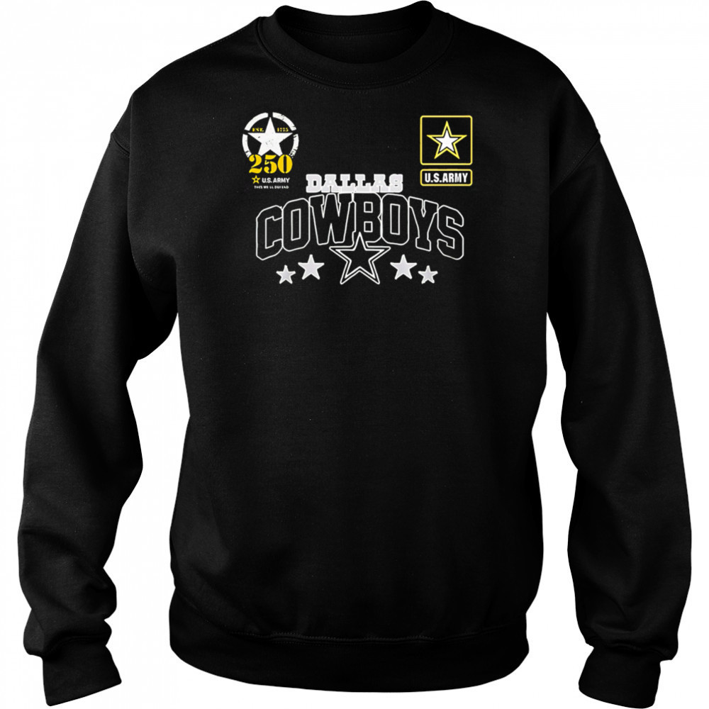 Dallas Cowboys US Army 250th Birthday Celebration shirt Hoodie