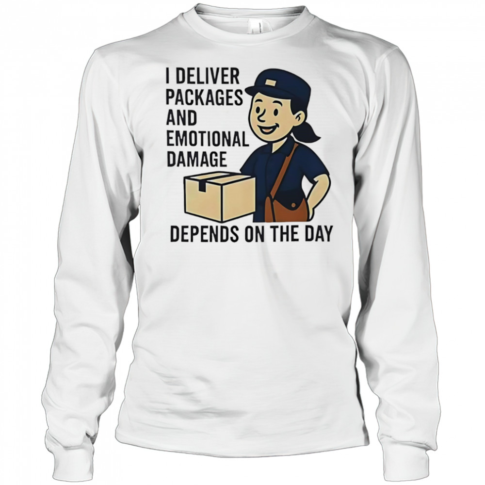 Depends on the day mail shirt Long Sleeved