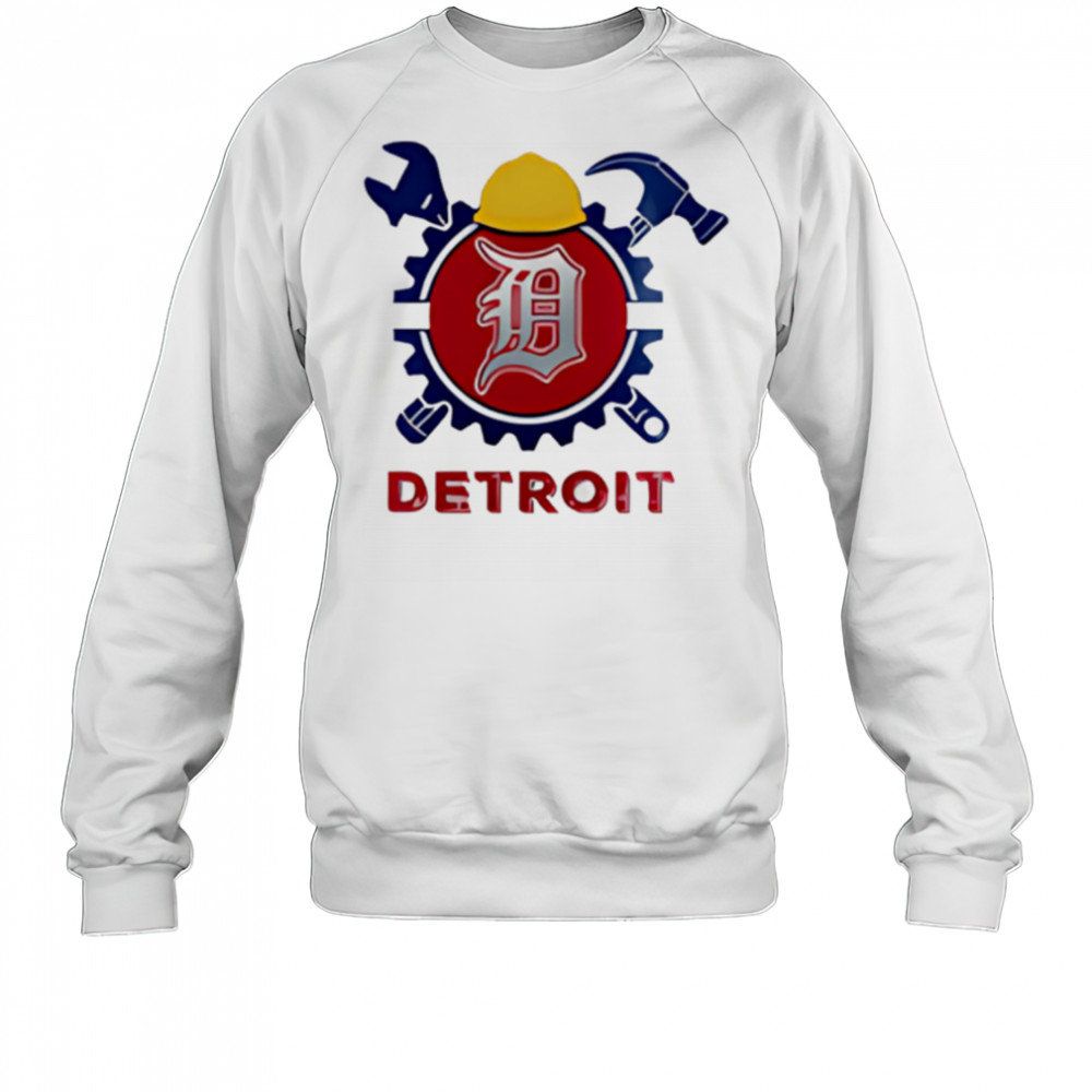 Detroit Tigers Happy Labor Day USA Baseball shirt Sweatshirt