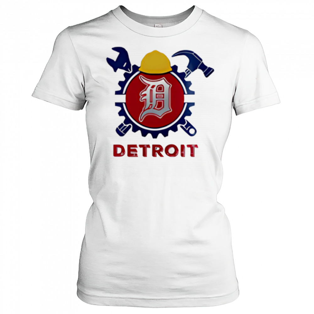 Detroit Tigers Happy Labor Day USA Baseball shirt Women's T-shirt