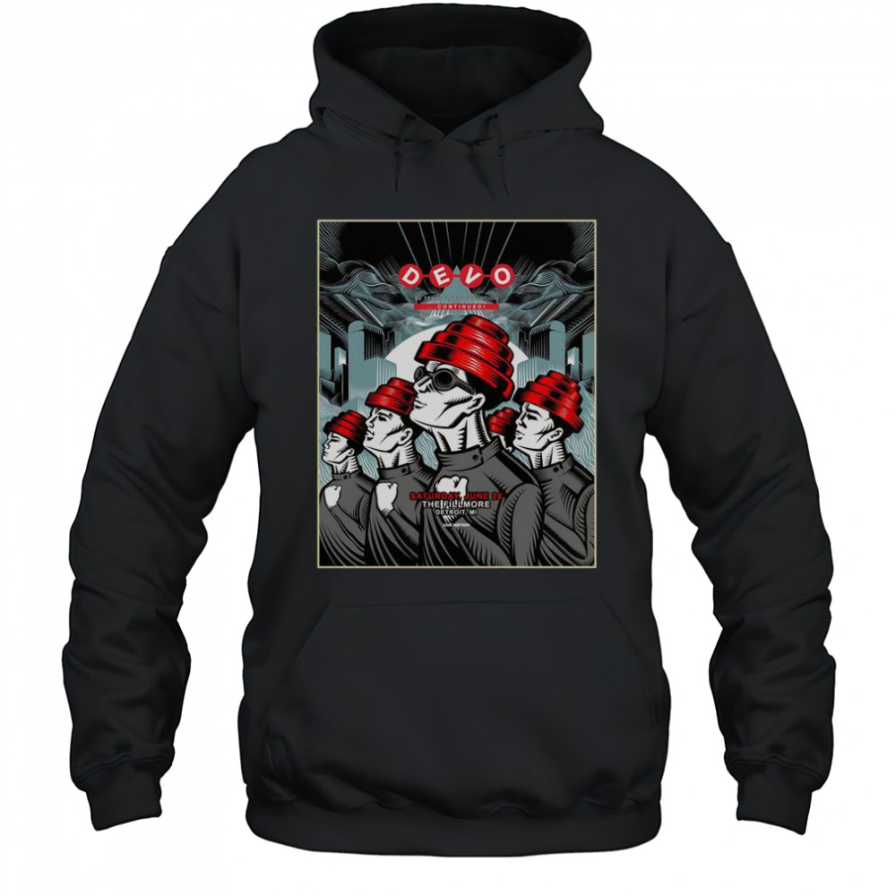 Devo Jun 28 2025 The Fillmore Detroit MI Poster T-Shirt Hoodie