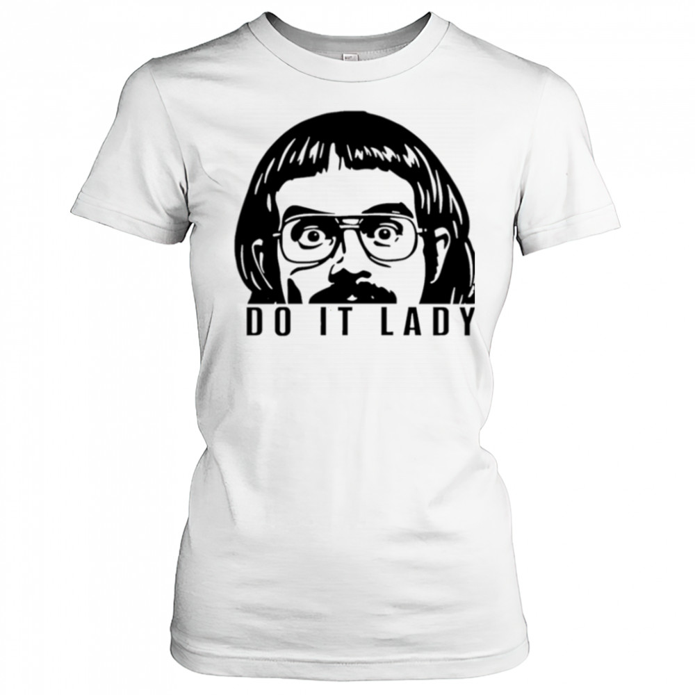 Do it lady peeking chit shirt Women's T-shirt