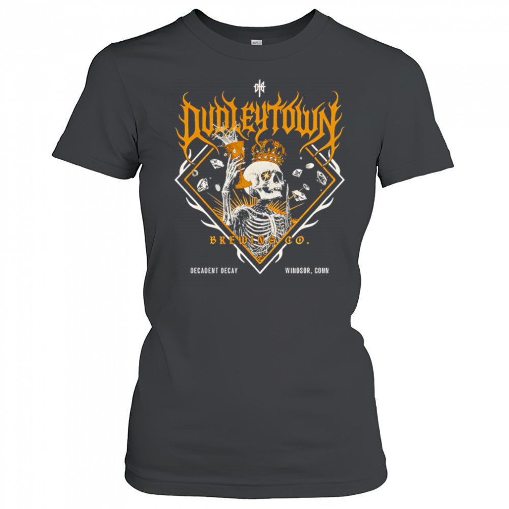 Dudleytown Brewing King Skeleton shirt Women's T-shirt