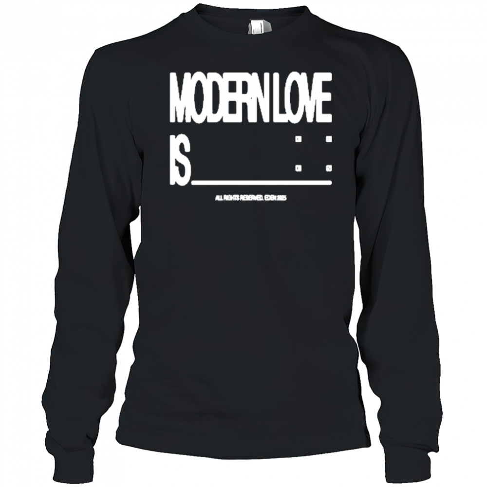 EDEN Modern Love T-Shirt Long Sleeved