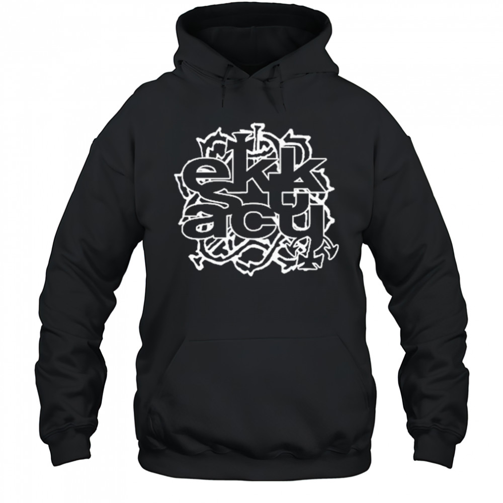 Ekkstacy Barbed Logo T-Shirt Hoodie