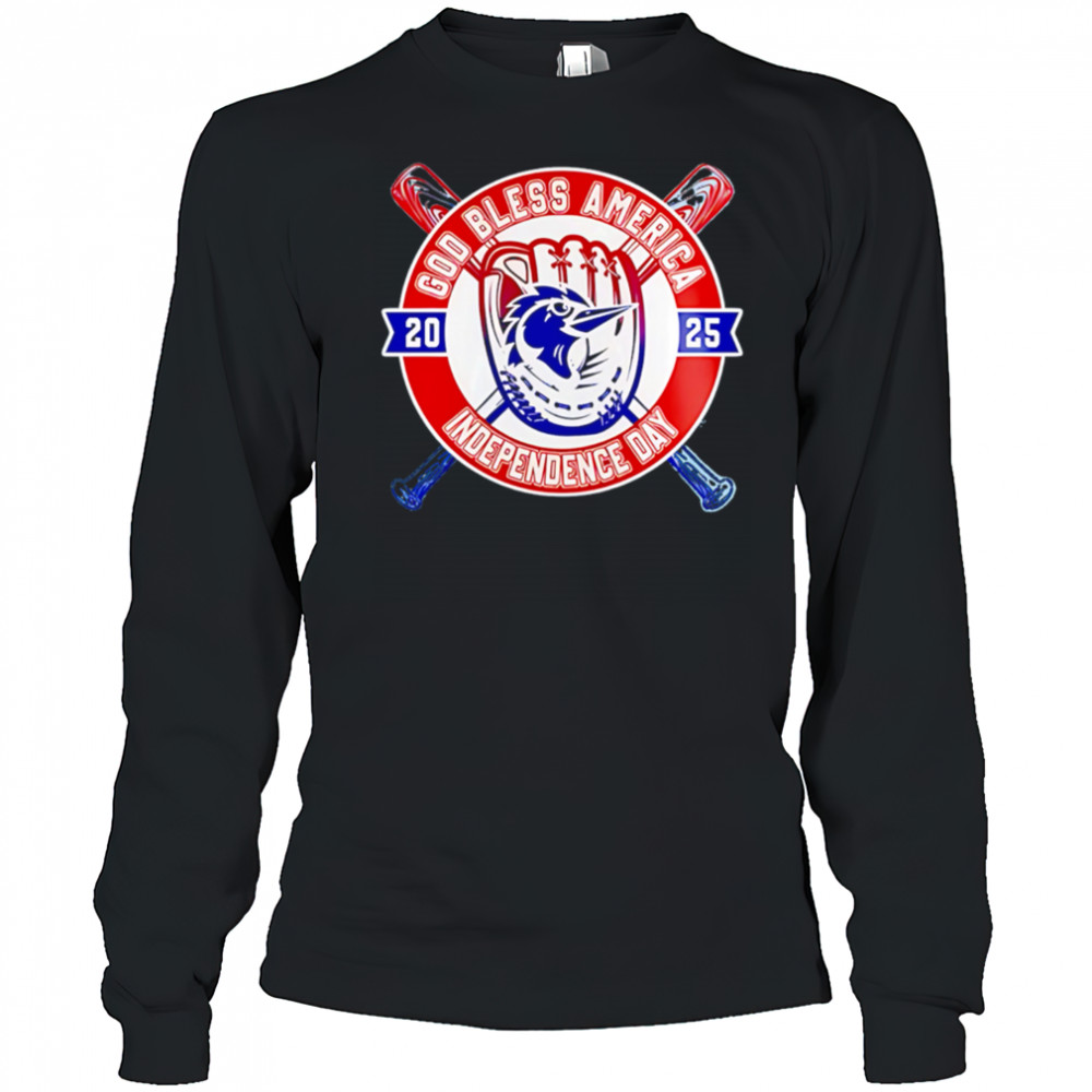Fayetteville Woodpeckers Happy Independence Day 2025 shirt Long Sleeved