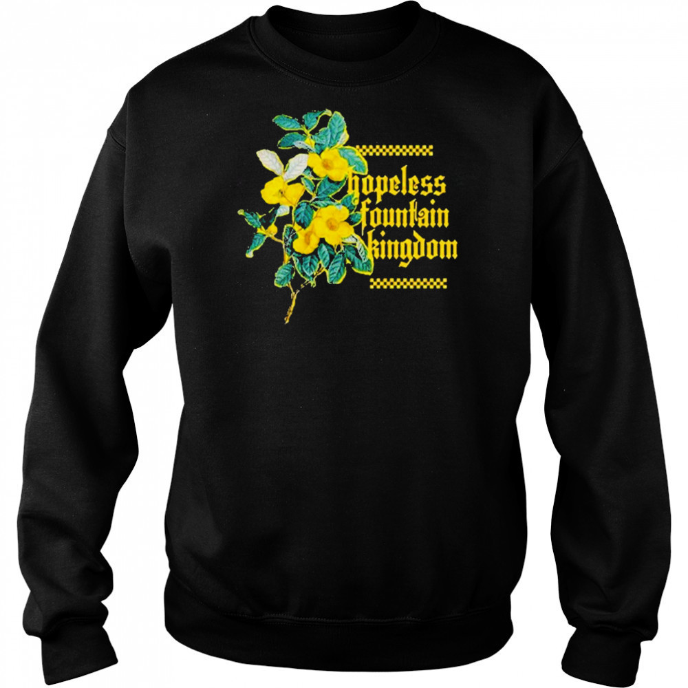 Halsey Flower T-Shirt Hoodie