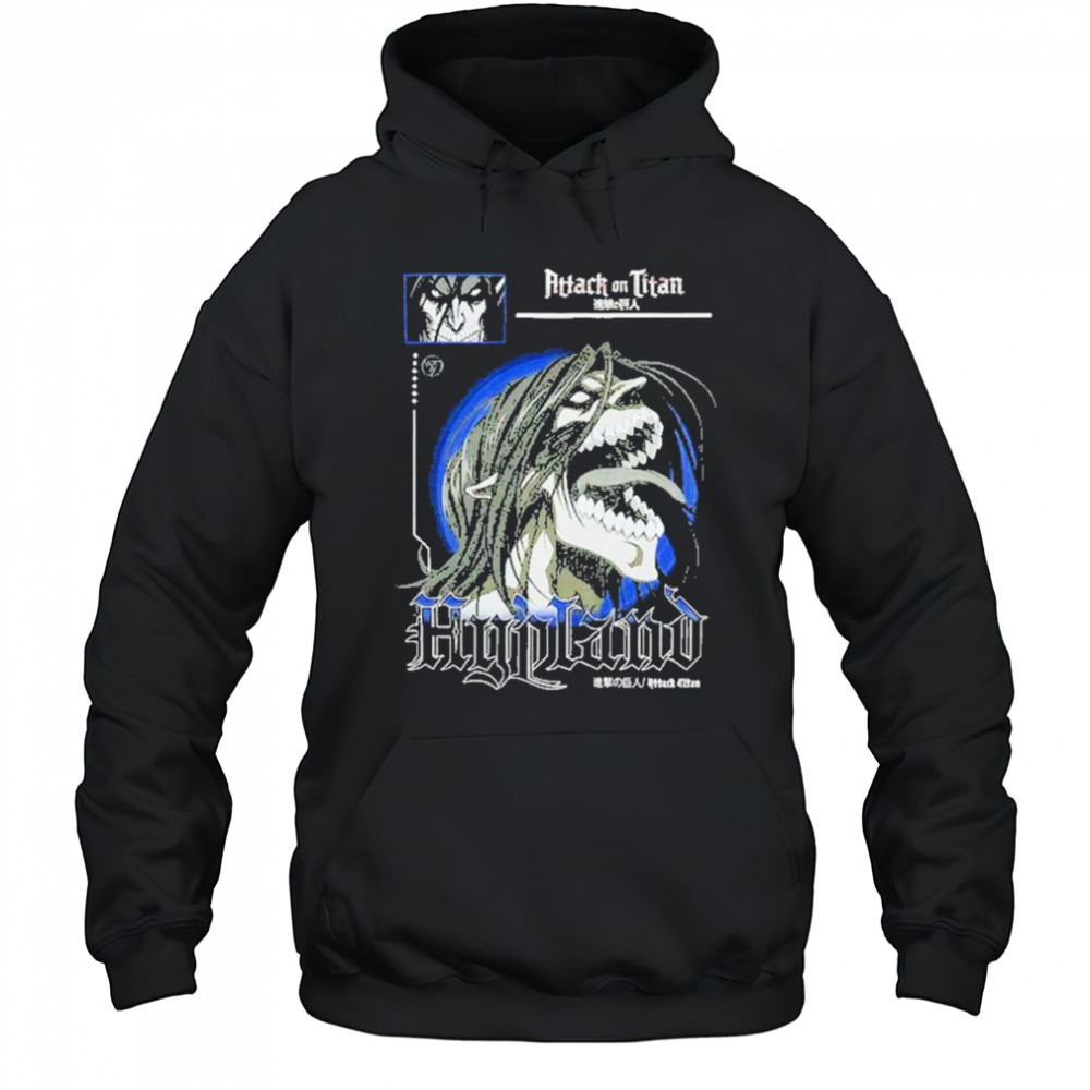 Hypland Aot Roar Eren T-Shirt Hoodie