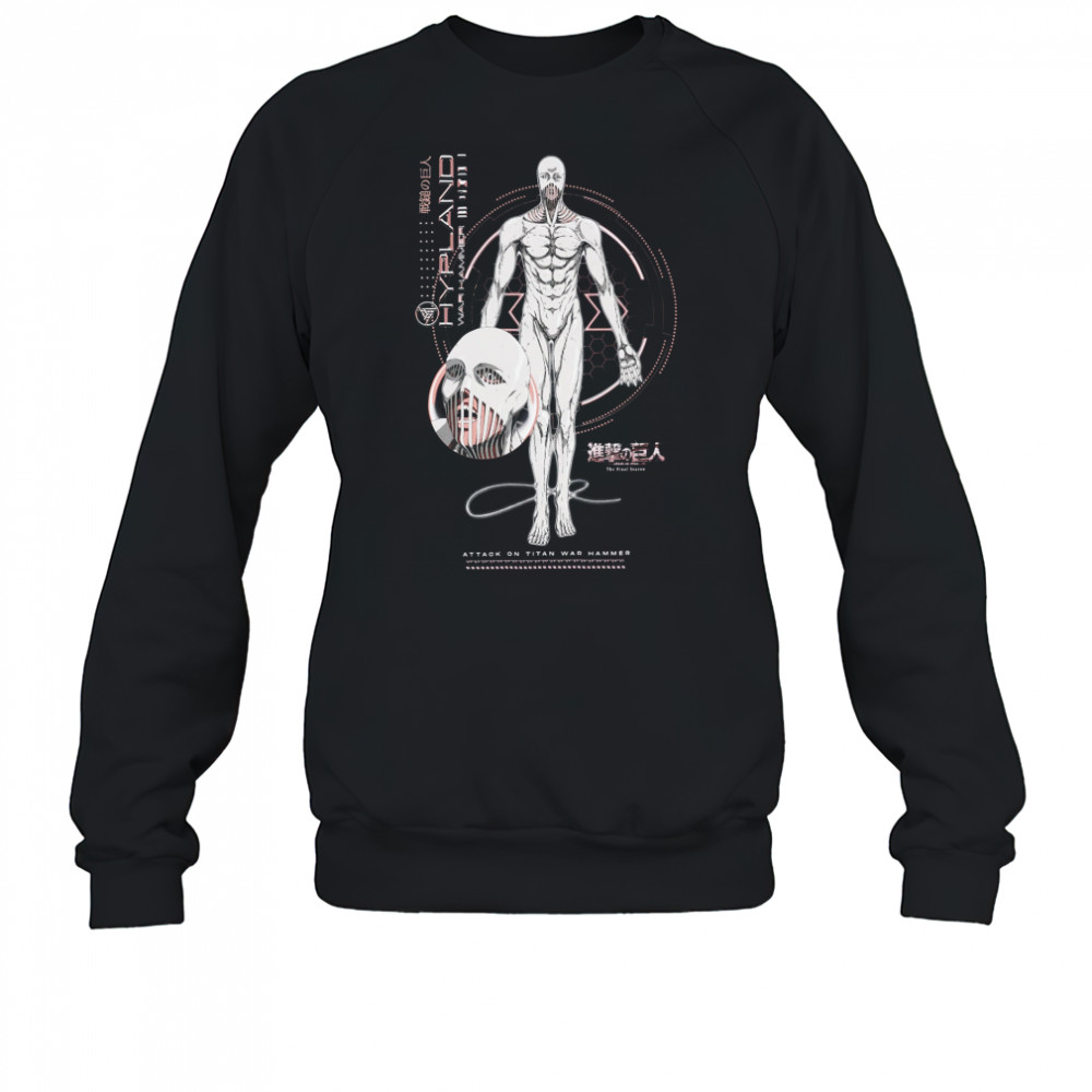 Hypland Aot War Hammer T-Shirt Sweatshirt
