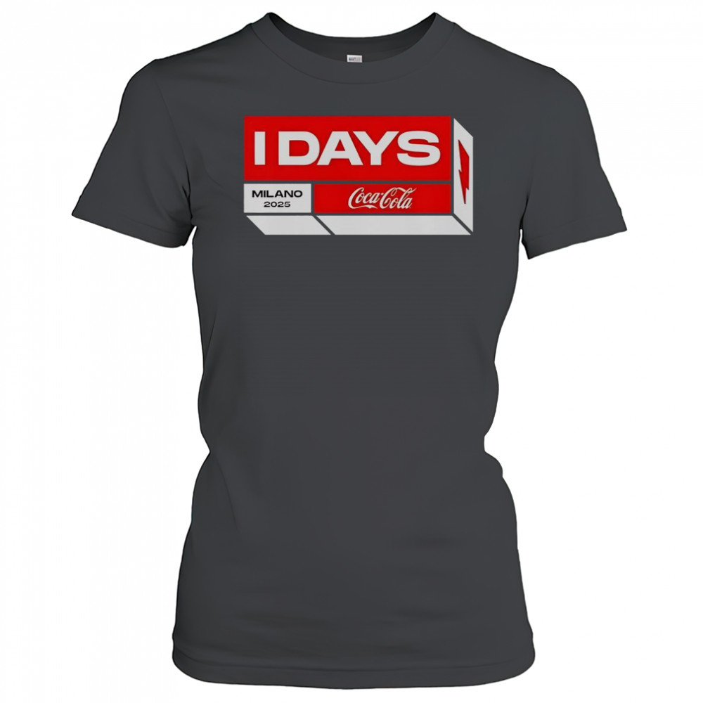 I-Days Festival Milano 2025 Cocacola Italy Merch From June 2-August 27 2025 Two Sided T-Shirt Women's T-shirt