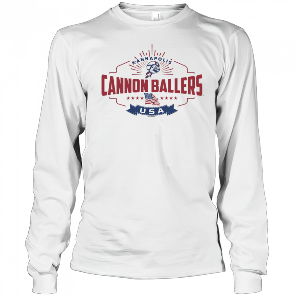 Kannapolis Cannon Ballers Vintage USA Softstyle shirt Long Sleeved