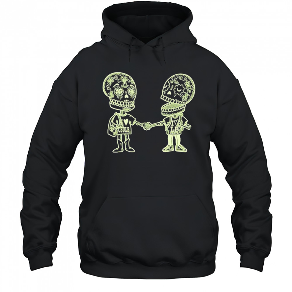 Long Beach State Sugar Skull T-shirt Hoodie