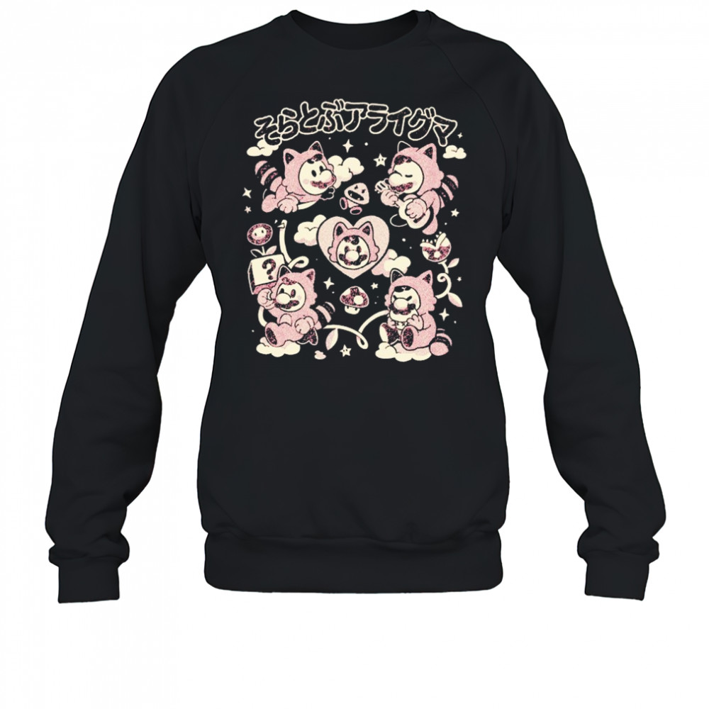 Mario Flying Raccoon Club T-shirt Sweatshirt