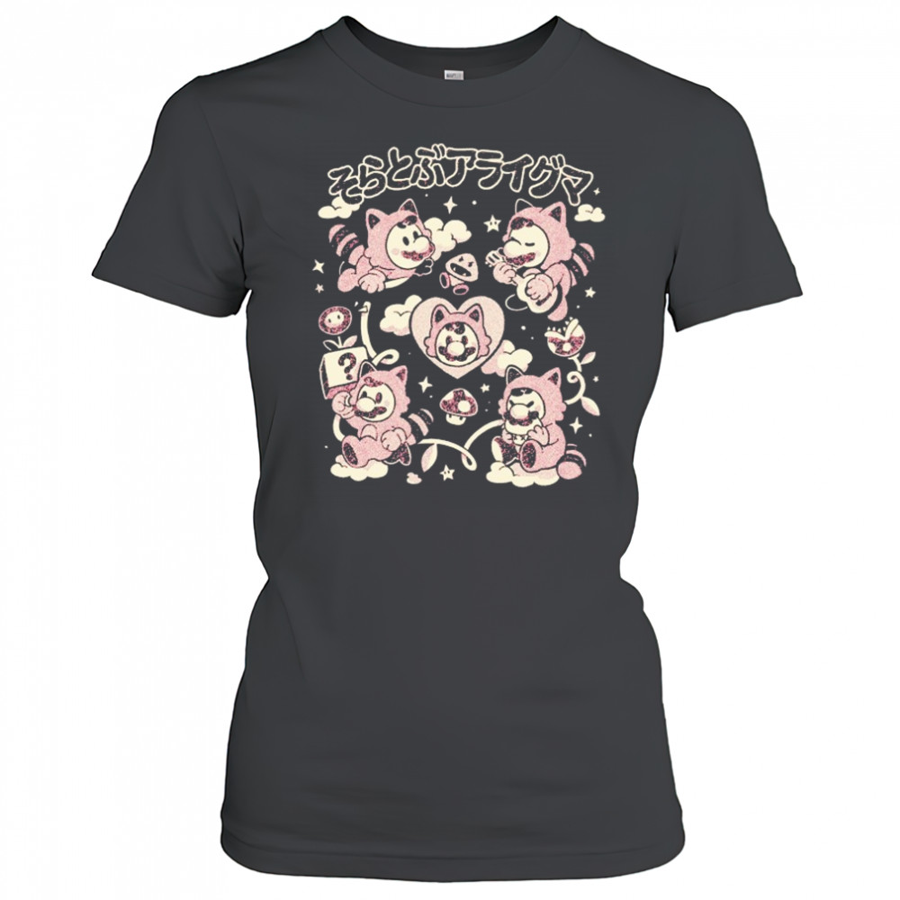 Mario Flying Raccoon Club T-shirt Women's T-shirt