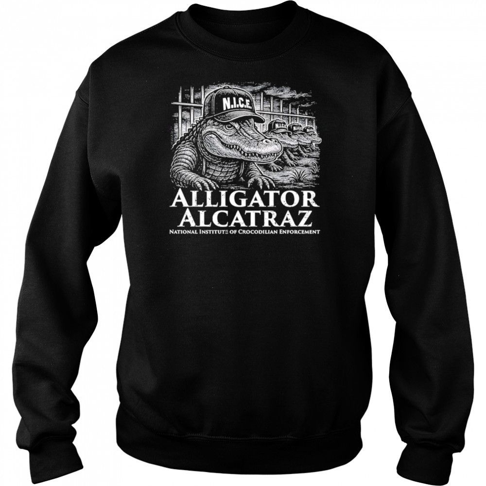 Nice alligator Alcatraz National Institute Of Crocodilian Enforcement shirt Hoodie