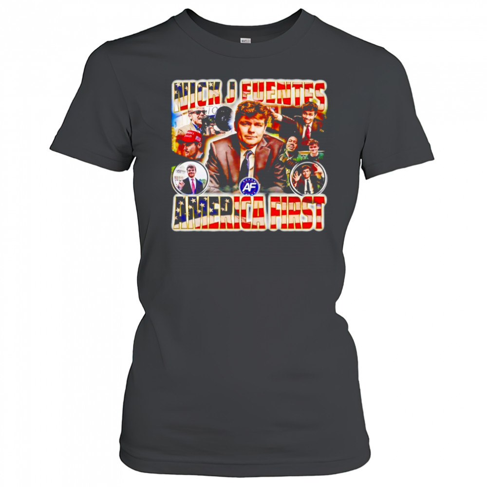 Nick J Fuentes America first graphic shirt Women's T-shirt