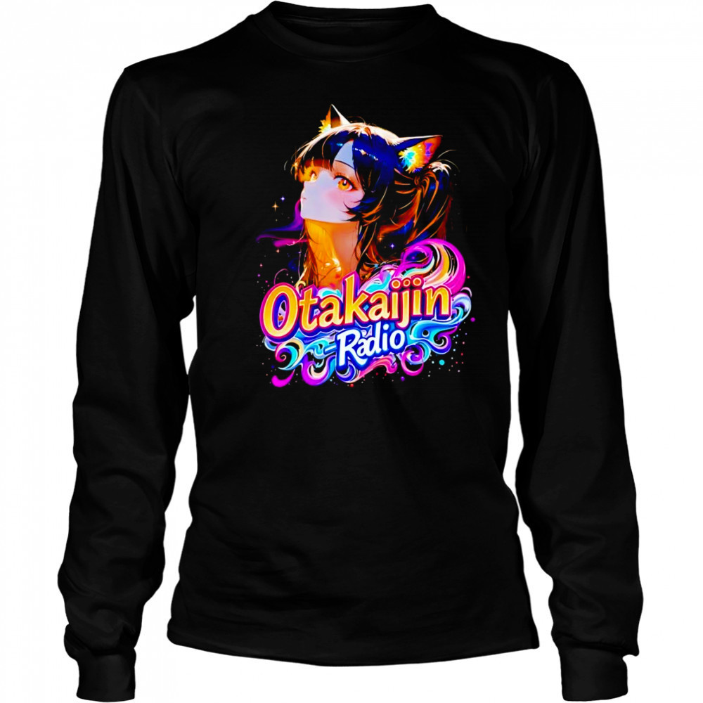 Otakaijin Radio anime girl shirt Long Sleeved