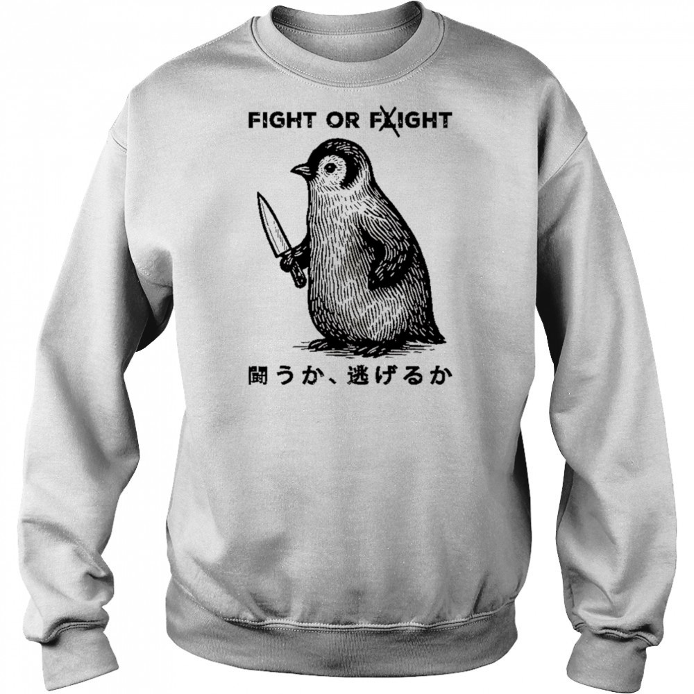 Penguin fight or fight shirt Hoodie