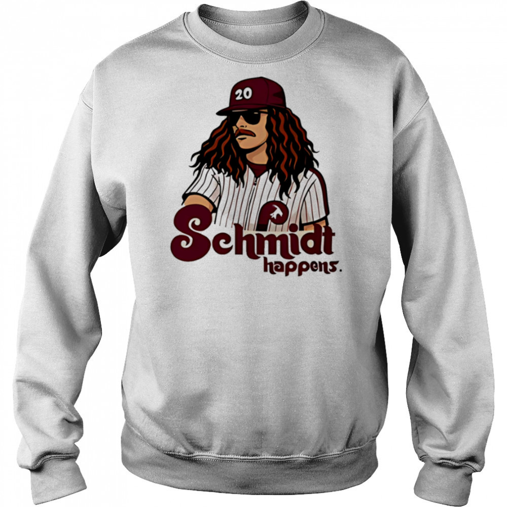 Philadelphia Phillies Mike Schmidt happens shirt Hoodie