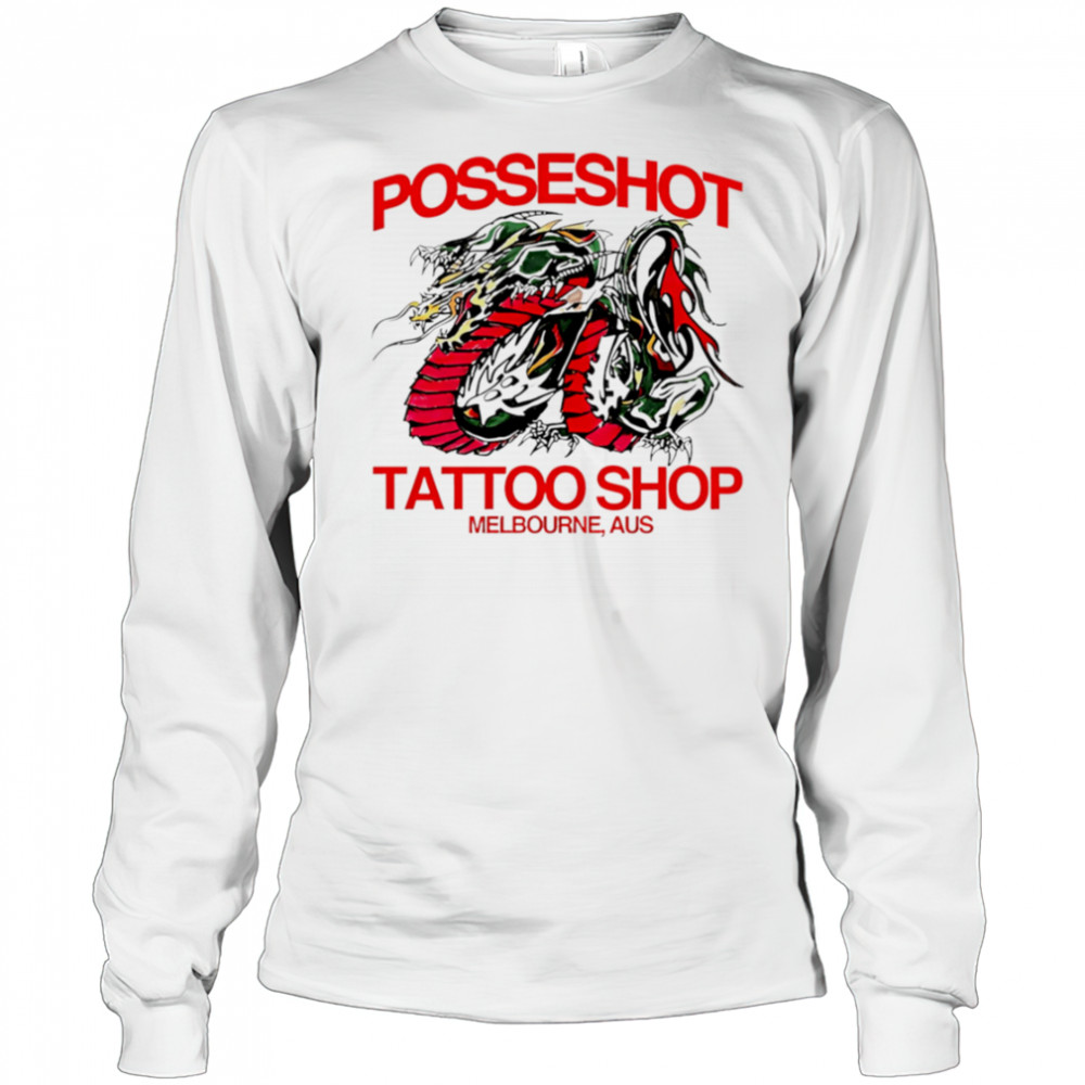 Posseshot tattoo melbourne aus shirt Long Sleeved