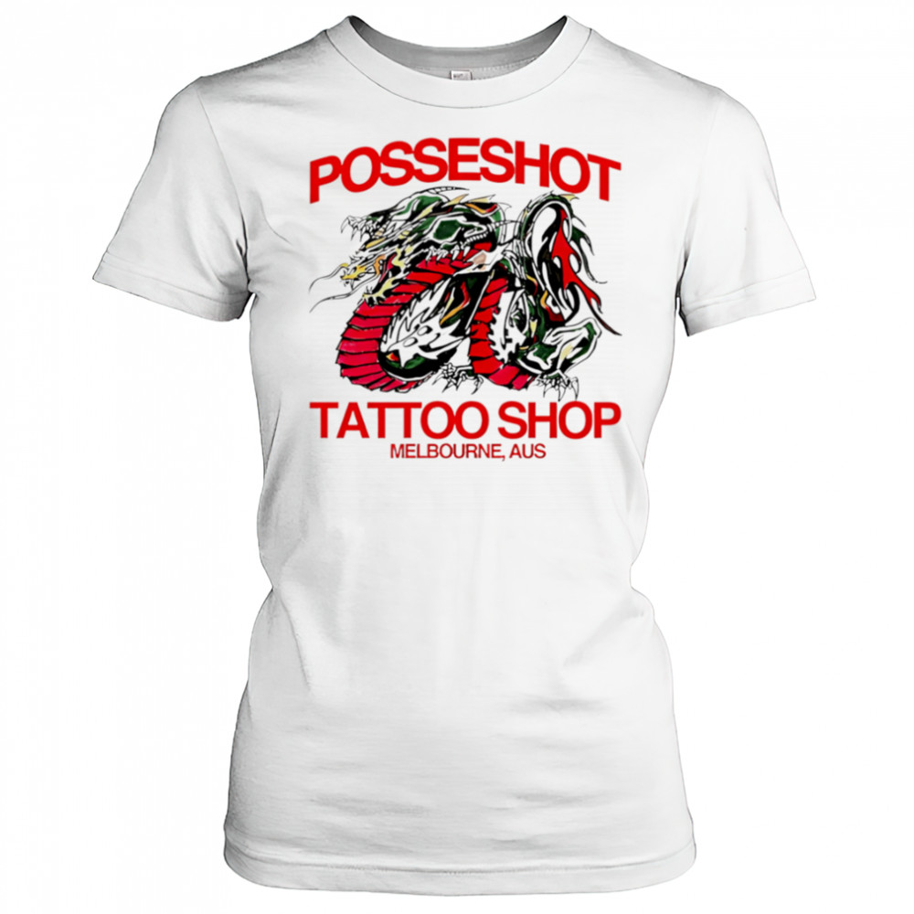 Posseshot tattoo melbourne aus shirt Women's T-shirt