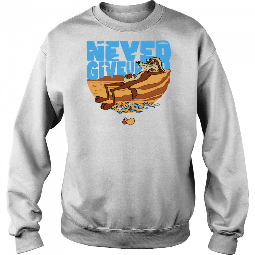 Ralph Wolf never give up shirt Hoodie