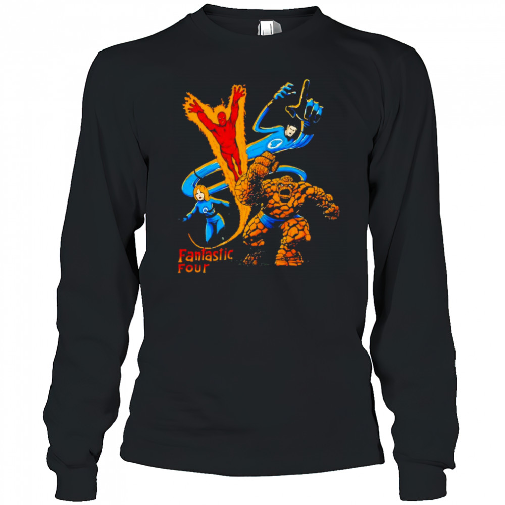 Retro Fantastic 4 shirt Long Sleeved