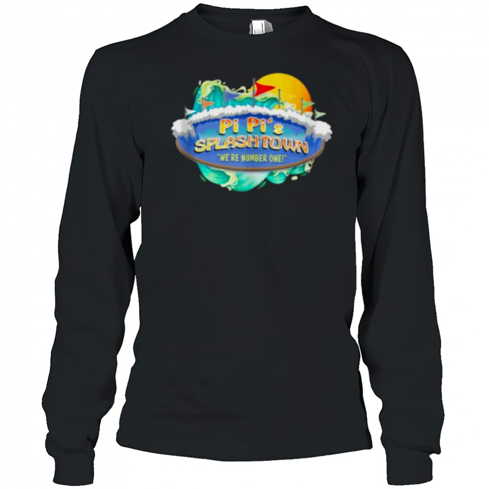 South Park PiPi’s Splashtown Logo Funny Cartoon Shirt Long Sleeved