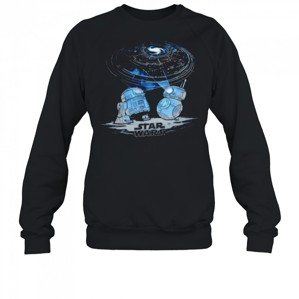 Star Wars BB-8 and R2-D2 Map vintage shirt Sweatshirt