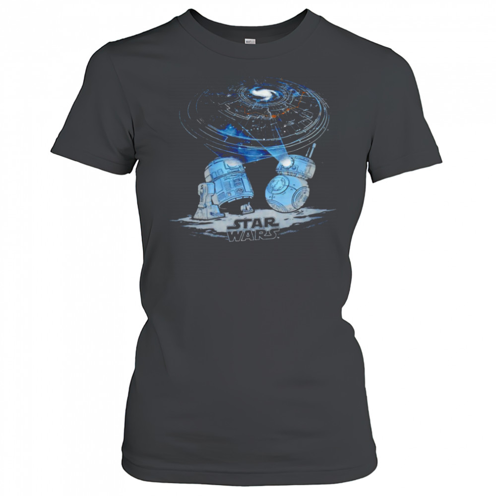 Star Wars BB-8 and R2-D2 Map vintage shirt Women's T-shirt