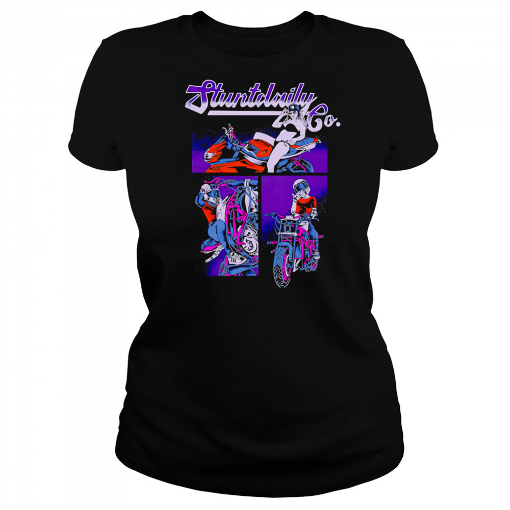 Stunt Daily Co Moto Sexy Girl shirt Women's T-shirt